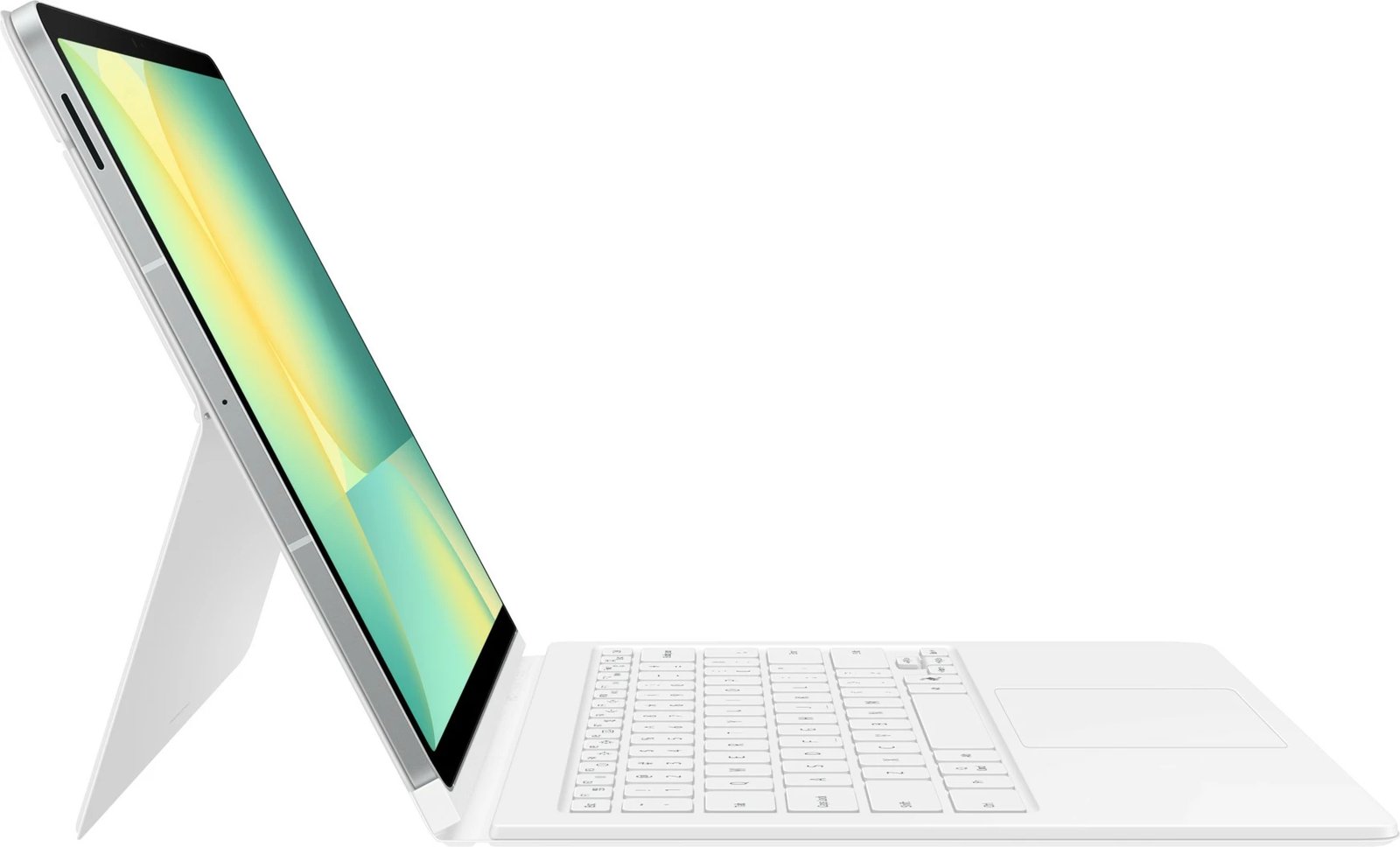 Mbështjellës tastierë Samsung EF-DX625, QWERTZ, Gjermanisht, Trackpad, Galaxy Tab S10 FE+, Bardhë