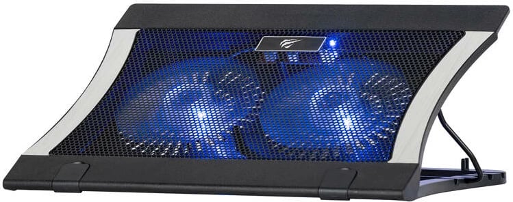 Kasë ftohëse laptopi Havit HV-F2051, 2 ventilatorë, 5 nivele, e zezë