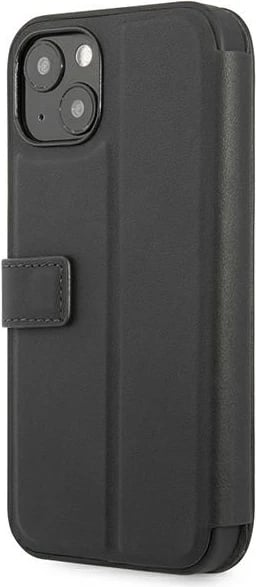 Mbështjellës BMW Signature për iPhone 13 mini, lëkurë, i zi