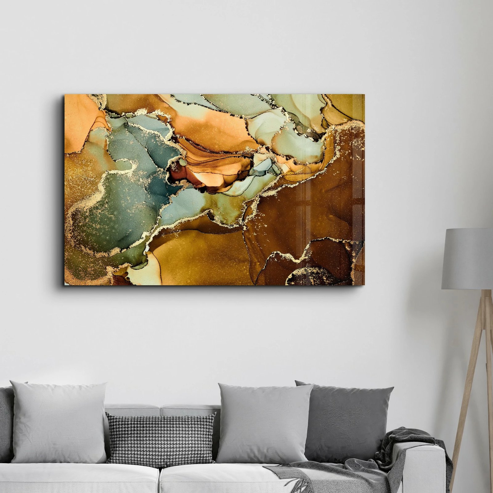 Pikturë dekorative prej xhami të temperuar, Wallity SPR-1350, 46x72cm