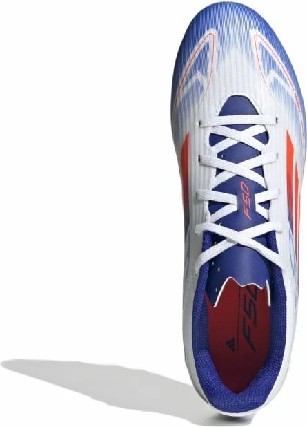 Atlete futbolli adidas për meshkuj, të bardha dhe blu