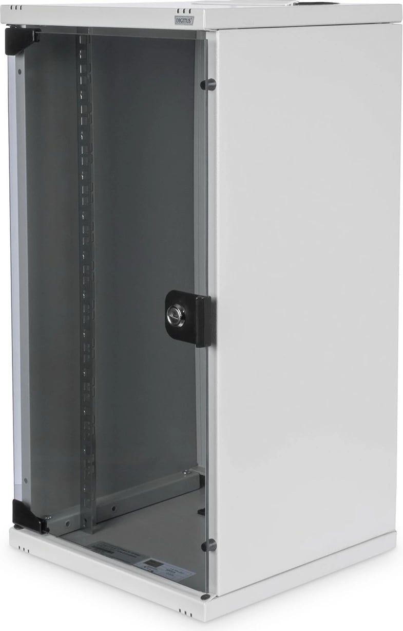 Kasë rrjeti Digitus 12U, 25.4cm (10"), montim në mur, gri