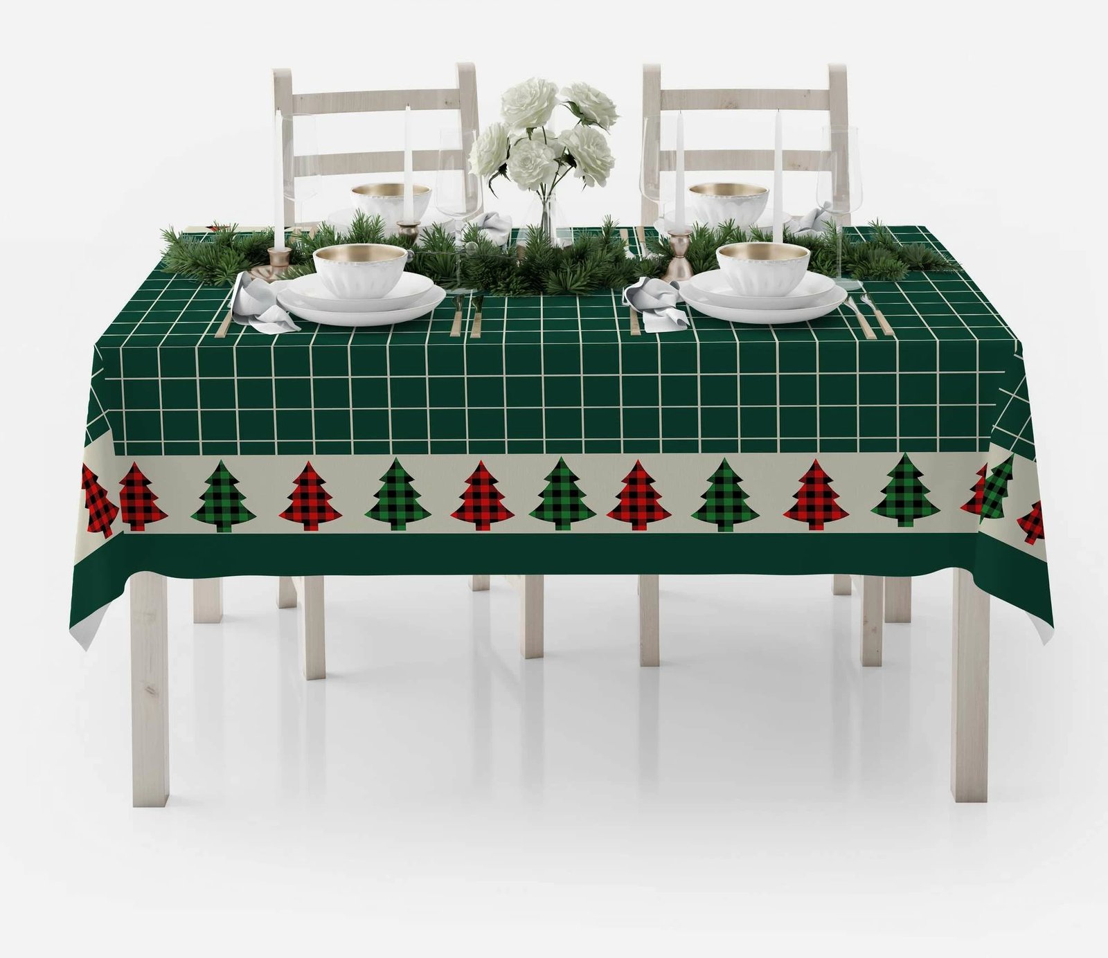 Mbulesë tavoline Hermia Concept, shumëngjyrëshe, HM-TBLNWY26-18, 140x220 cm