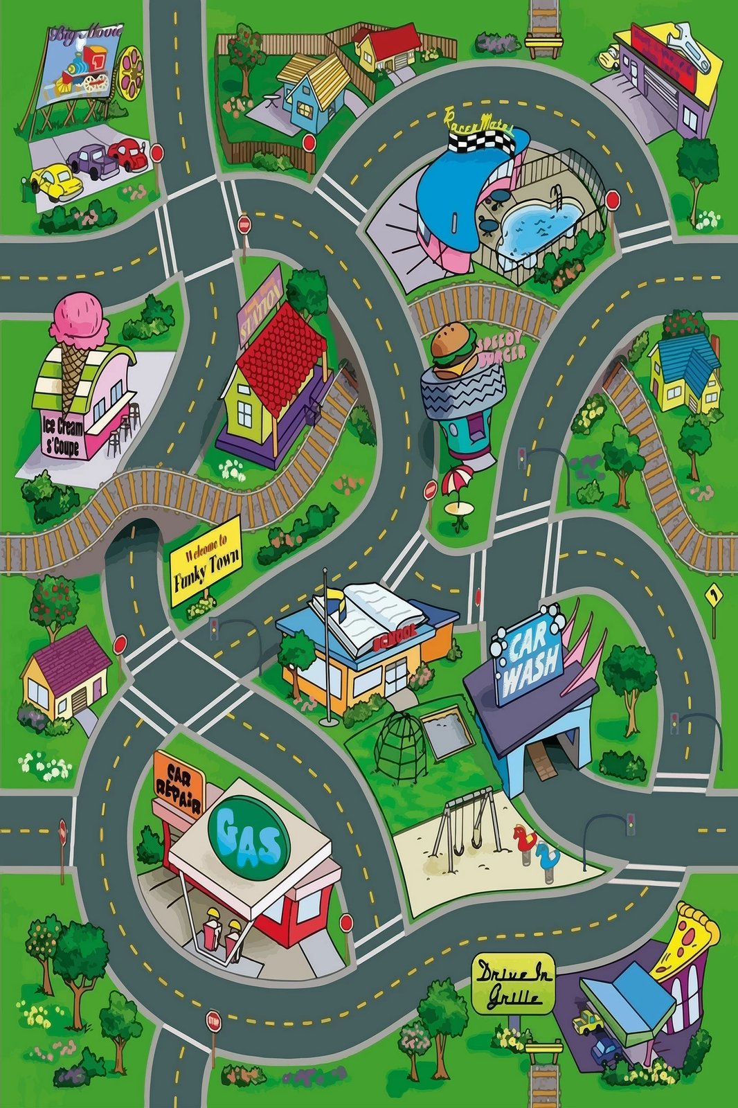 Qilim për fëmijë, shumëngjyrësh, Conceptum Hypnose, WOOKECE118, 50x80cm