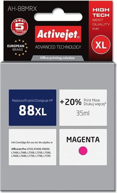 Toner Activejet AH-88MRX për printerët HP