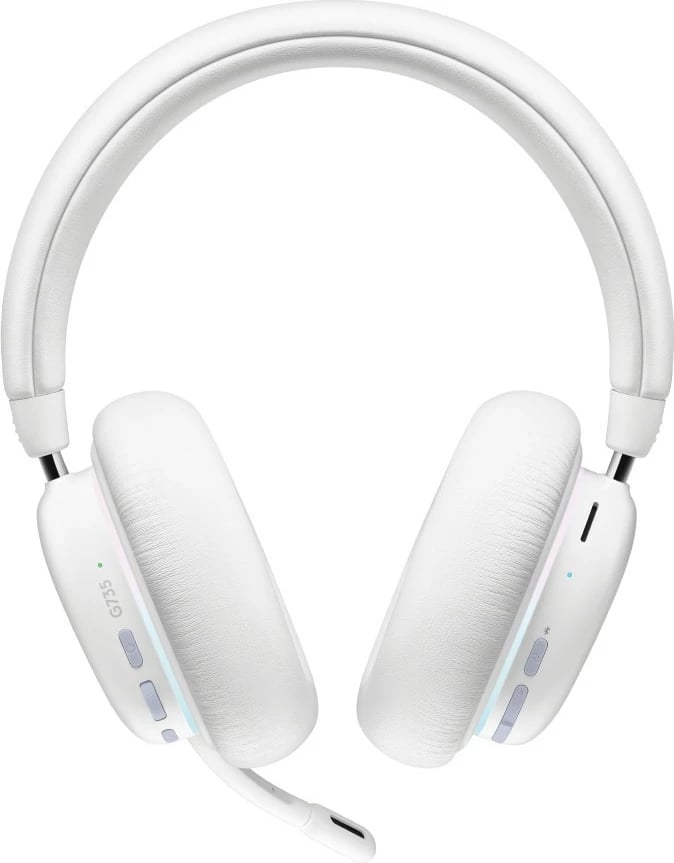 Kufje Logitech G735 wireless Bluetooth/LIGHTSPEED, full size, white mist