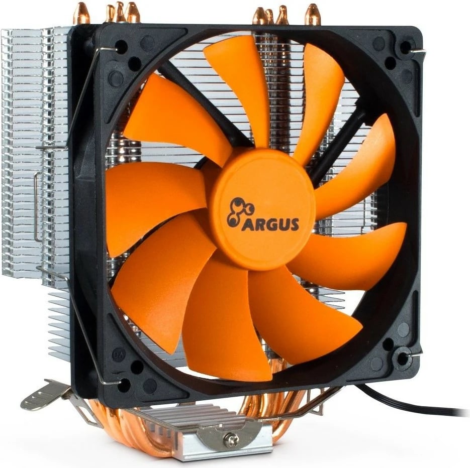 Cooler Inter-Tech Dynatron Argus SU-260, 12 cm, PWM, 150W, zi/portokalli
