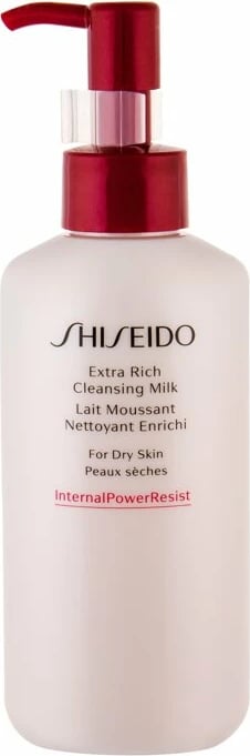 Qumësht pastrues Shiseido Essentials Extra Rich për femra, 125ml