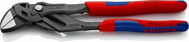 Pense Knipex 86 02 250, 250mm, ngjyrë gri/kuqe