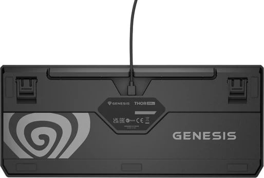 Tastierë mekanike Genesis Thor 230, TKL, RGB pozitiv Outemu Red, ngjyrë gri