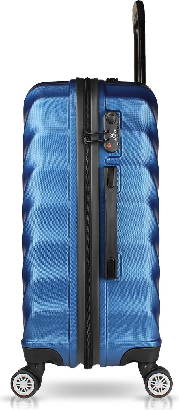 Set valixhesh (2 copë), ngjyrë kaltër e errët, Zoozie Bags, 6739