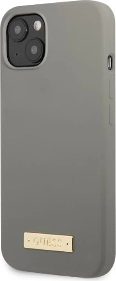 Mbështjellës Guess GUHMP13SSPLG për iPhone 13 mini 5.4", silikon, MagSafe, Gri Mbështjellës Guess GUHMP13SSPLG për iPhone 13 mini 5.4", silikon, MagSafe, Gri