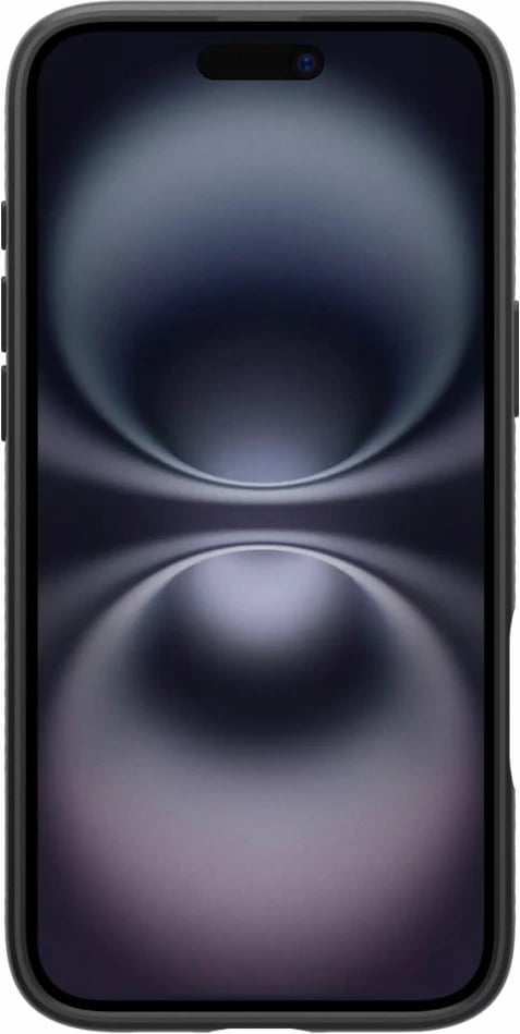 Mbështjellës, Spigen Liquid Air, për iPhone 16 Plus, TPU i hollë me kapje të mirë, i zi