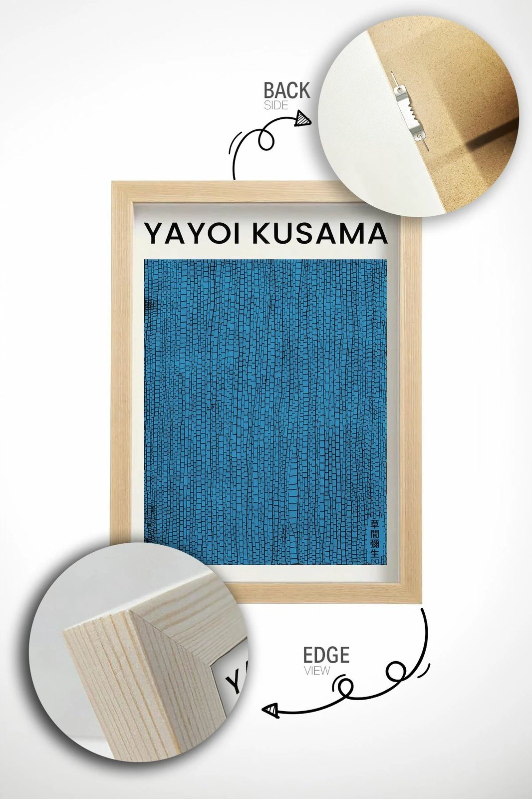 Pikturë dekorative me kornizë, Wallity, Lmnmdl28, shumëngjyrëshe, 33x48cm