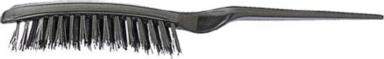 Furçë stilimi flokësh Eurostil Curvo me qime najloni, unisex, e zezë, 1 copë