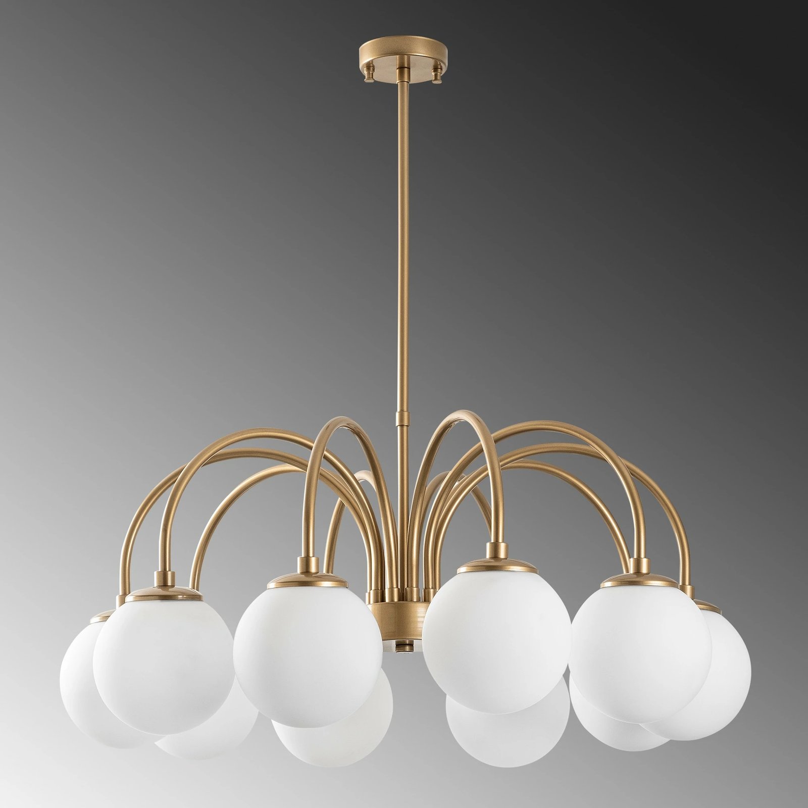 Llambadar Opviq, Sferıs, ngjyrë ari, 75cm