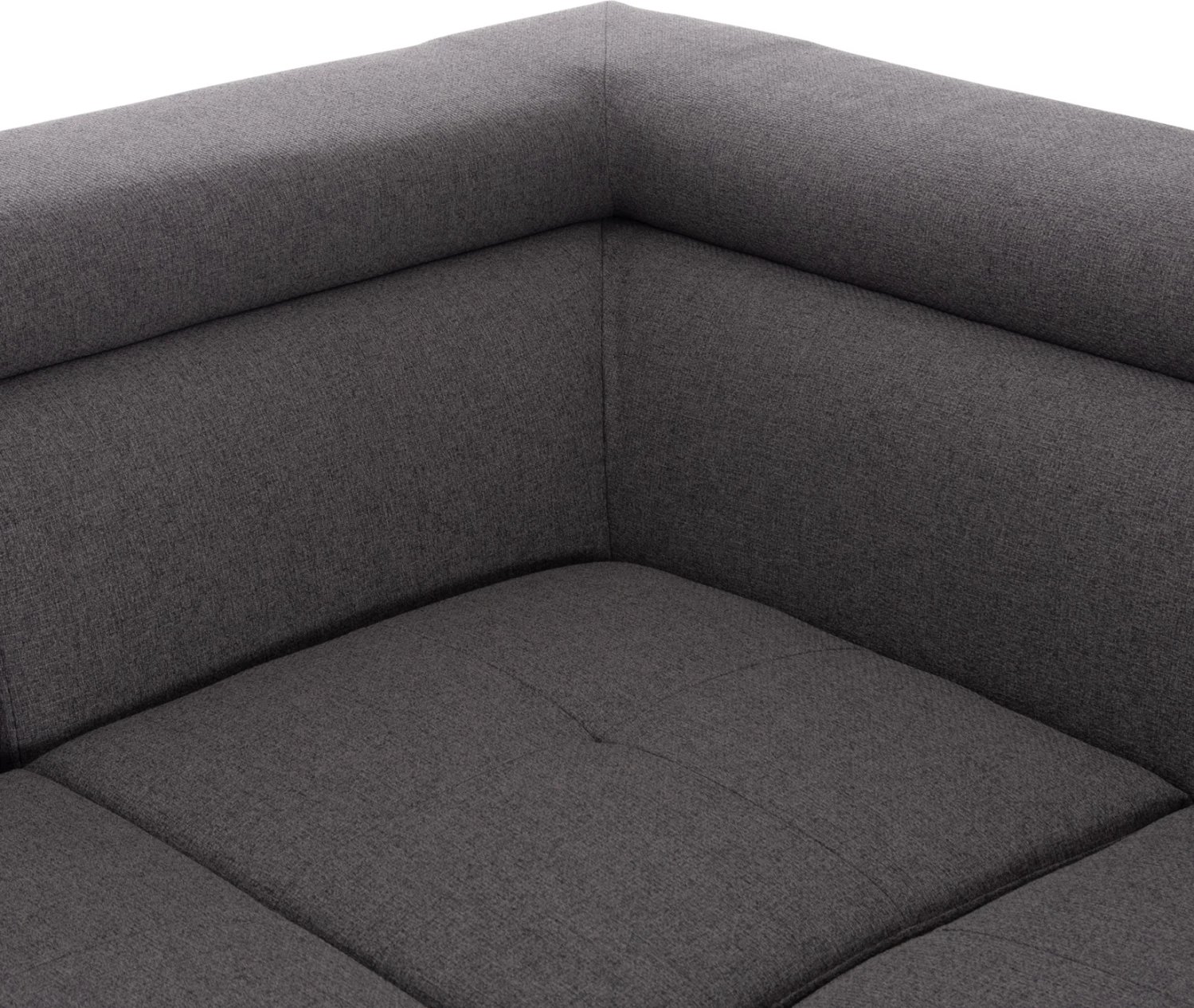 Kënd-sofë krevati me hapësirë për depo, ngjyrë gri, ENCORE FH3301.01R, 285x205x90cm