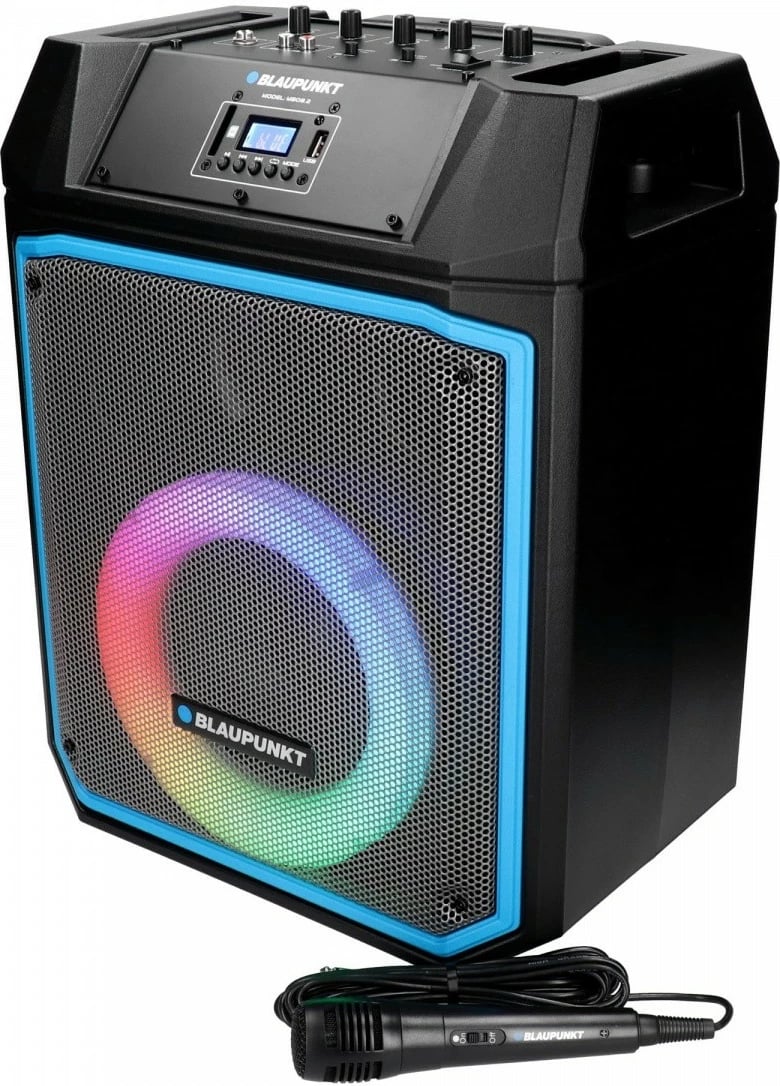 Sistem audio Blaupunkt MB08.2 me Bluetooth, Karaoke, LED, 600W, i zi, me mikrofon