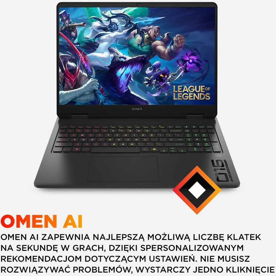 Laptop gaming HP OMEN 16-am0007nw, Ultra 5 225H, 16" 2K, 32GB RAM, 1TB SSD, RTX 5060, Shadow Black