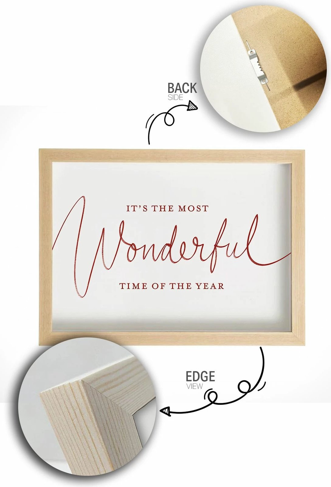 Pikturë dekorative me kornizë, shumëngjyrëshe, Wallity, Tekhamcerceve75