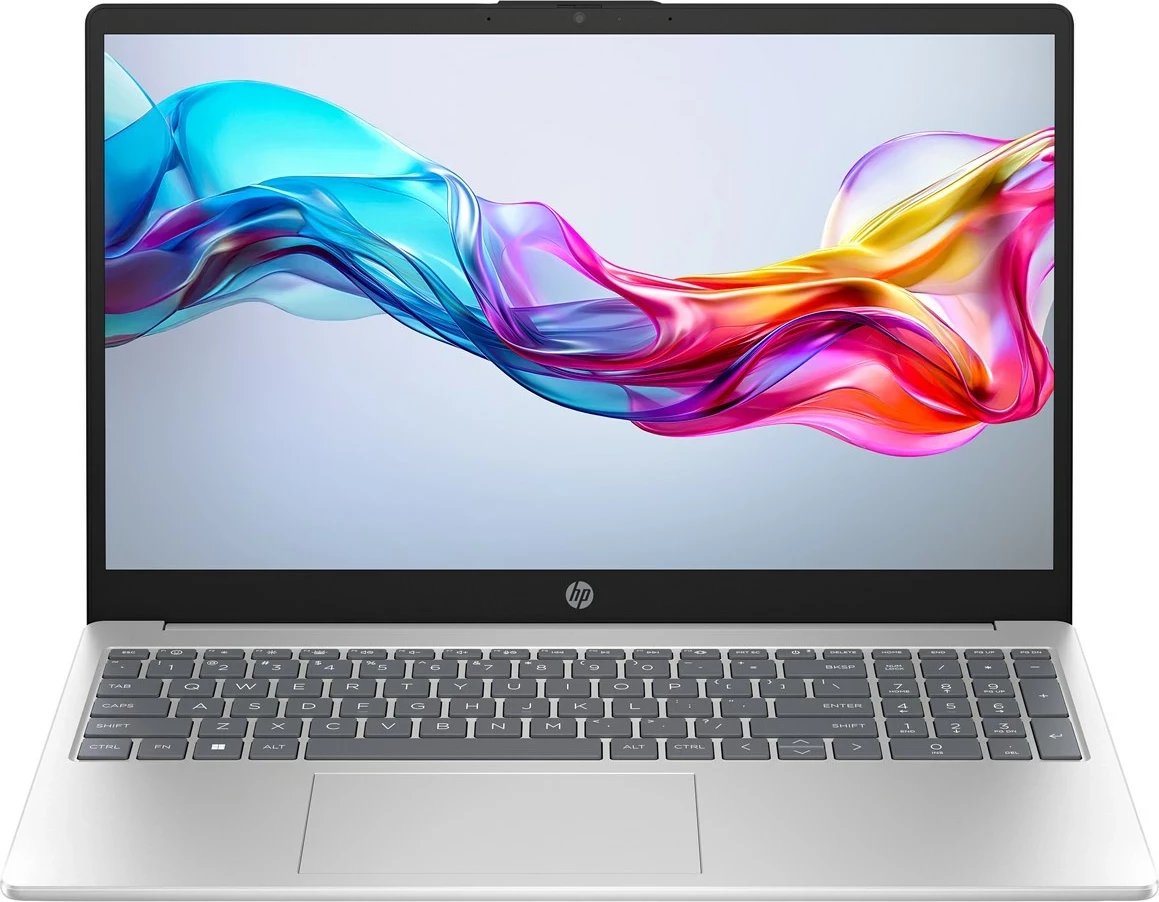 Laptop HP 15-fd0234nw, Intel Core i3-1215U, 15.6" FHD, 8GB RAM, 256GB SSD, Natural Silver