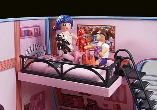 Set lodrash Playmobil Miraculum Attic Marinette 71334, 73 pjesë