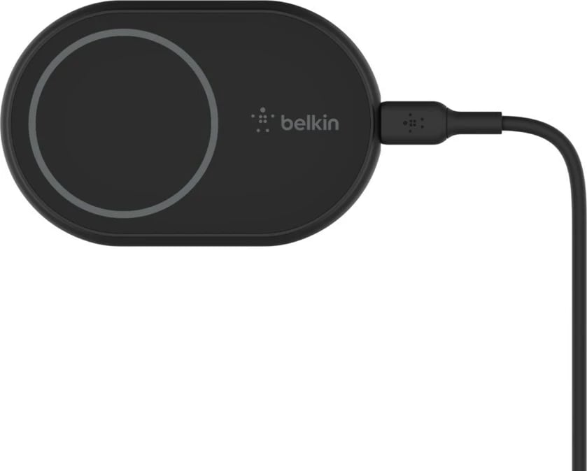 Karikues për në veturë Belkin, me kabëll USB Type-C, i zi