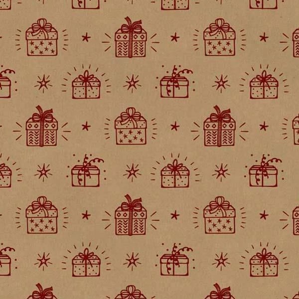 Letër ambalazhi kraft Next "gift box" 16 fletë 70x100cm