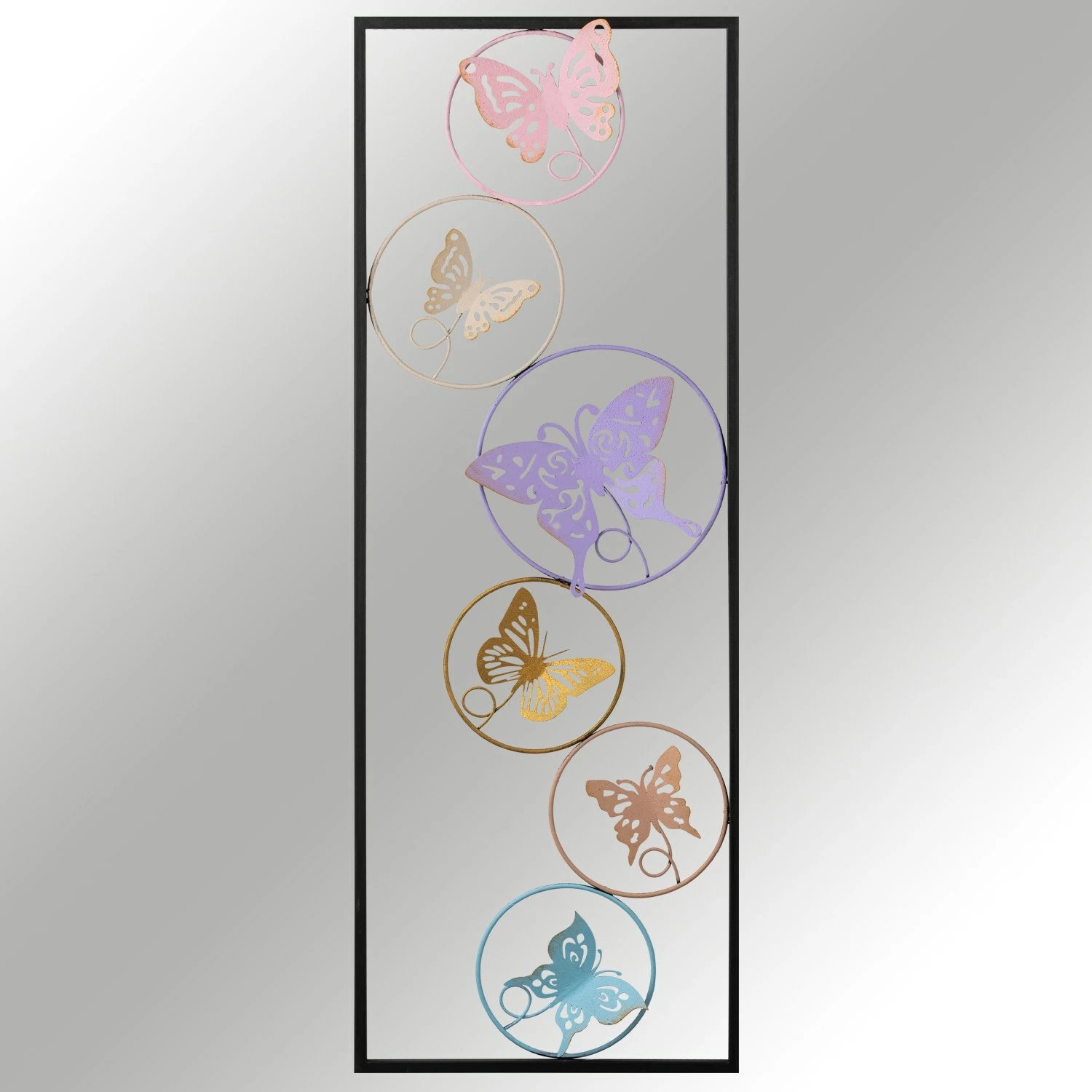 Aksesor dekorativ metalik për mur, Wallity, Dream, shumëngjyrësh