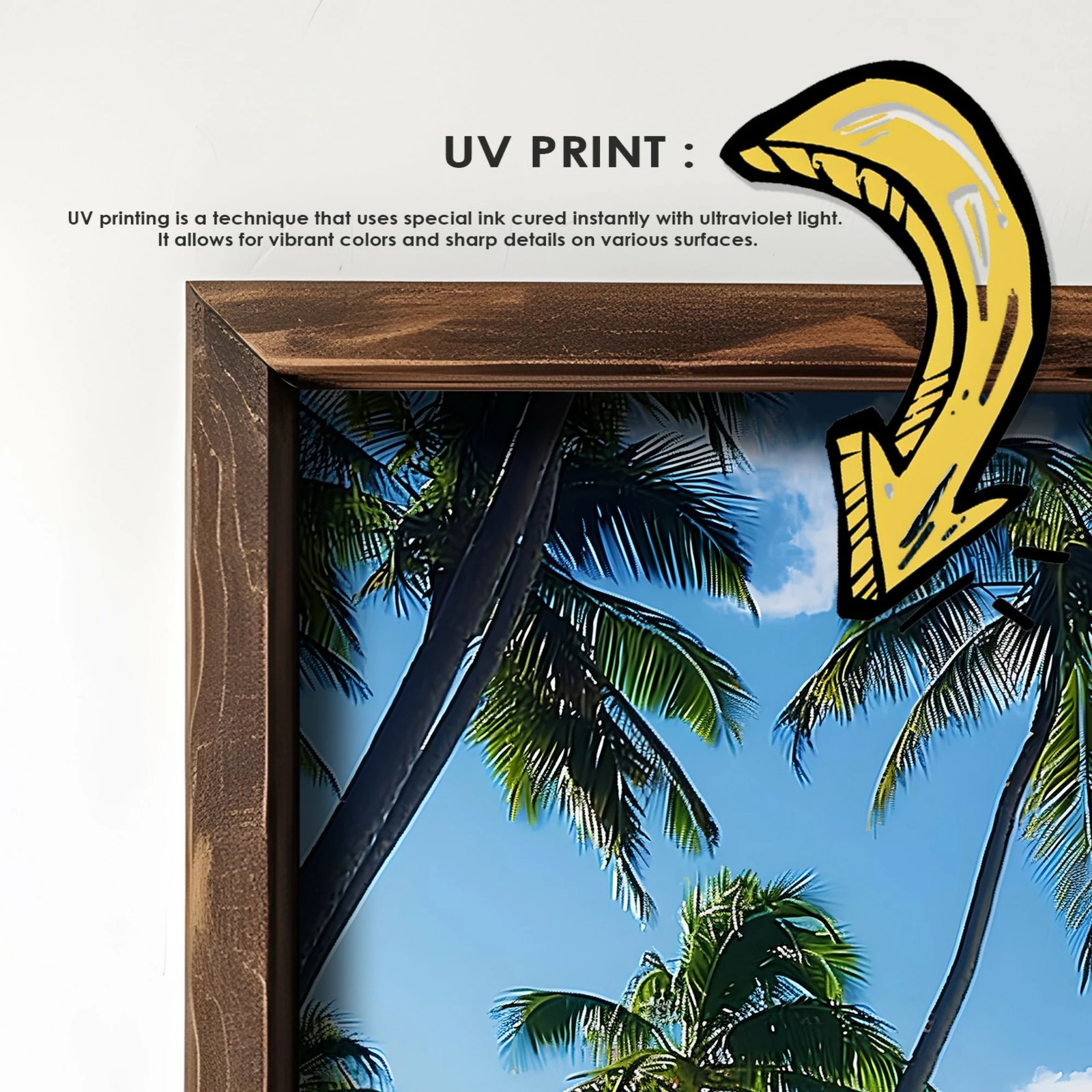 Pikturë dekorative me kornizë MDF, Wallity, GE113-L