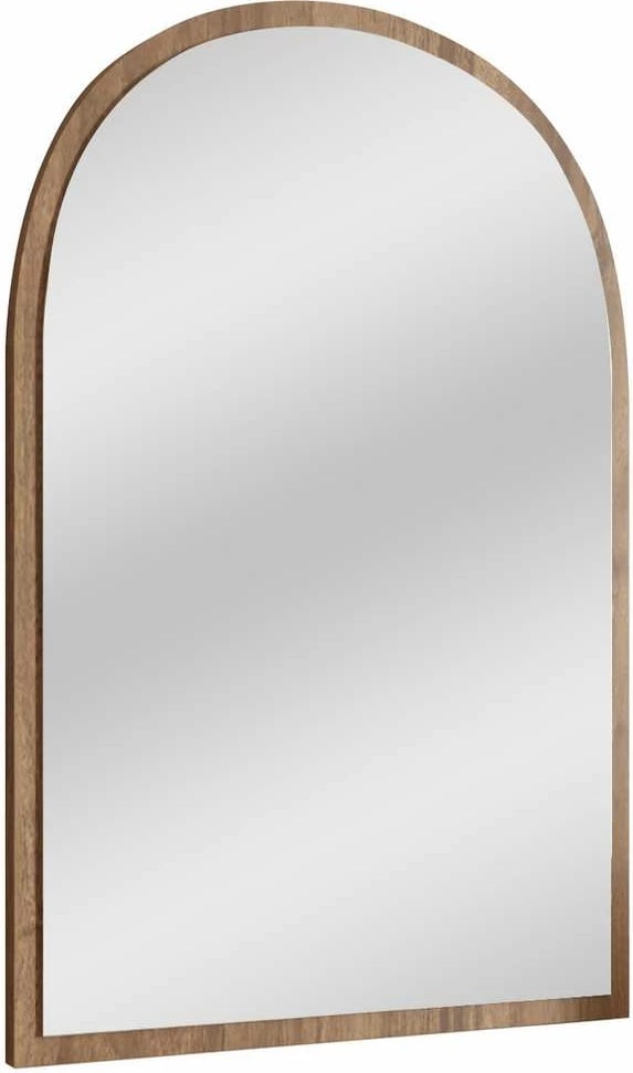 Pasqyrë dekorative, ngjyrë arre, Brilya, Skye Decor, 60x90cm