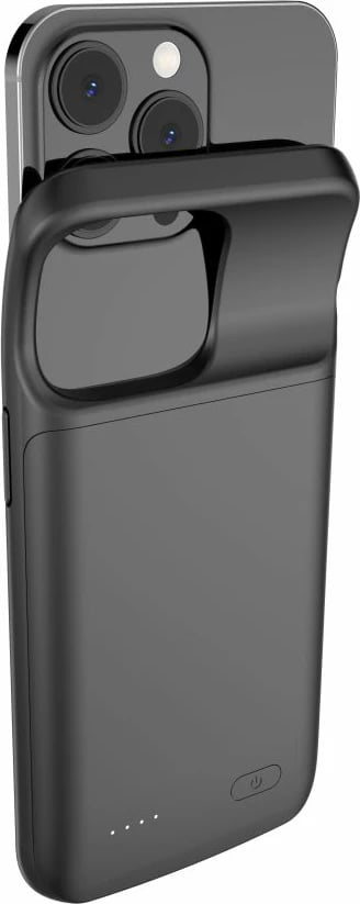 Mbështjellës Tech-Protect PowerCase për iPhone 13 / 13 Pro me powerbank 4800mAh, Zi