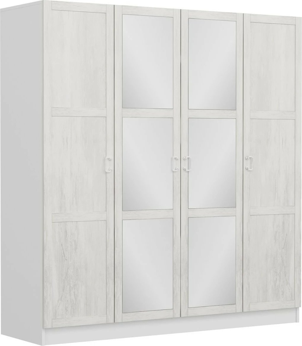 Dollap Skye Decor, ngjyrë e bardhë, Kale Country, 3841