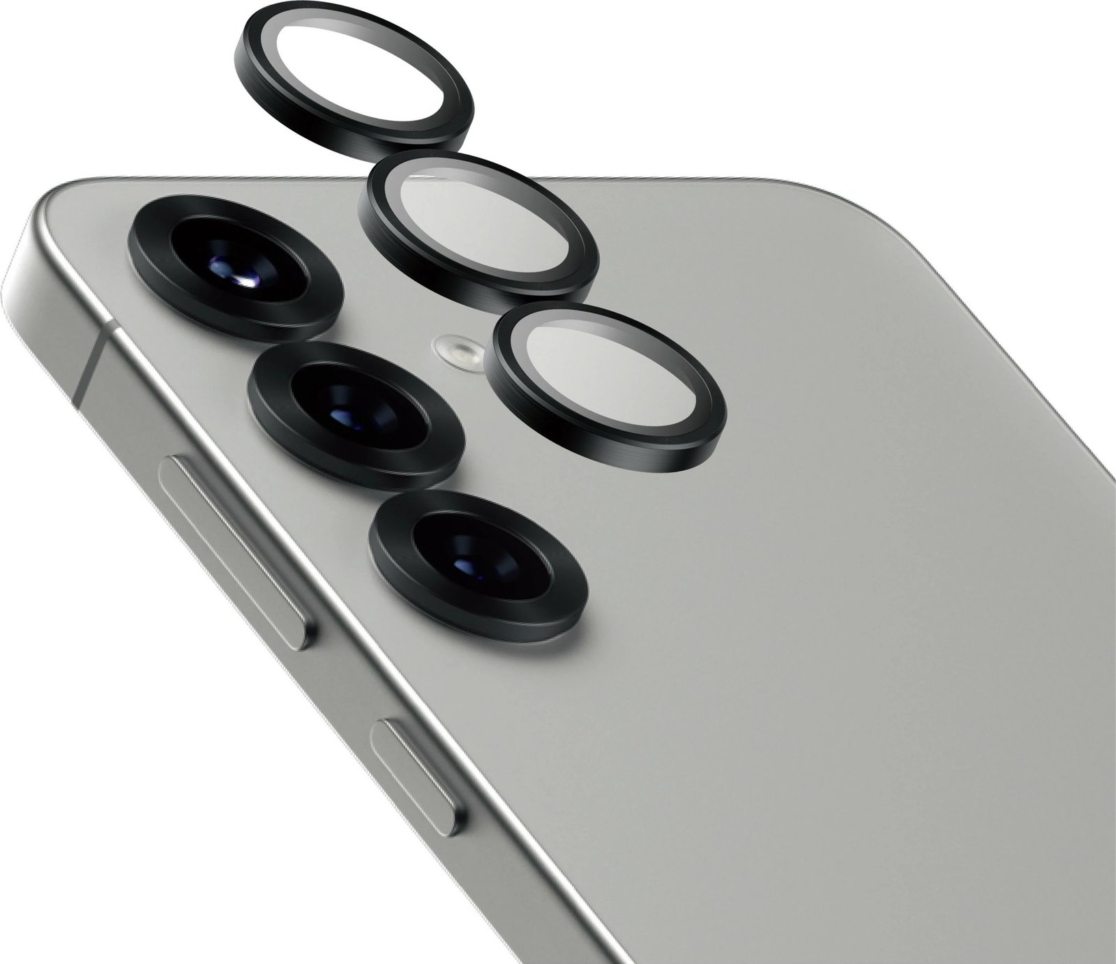 Mbrojtës lentash PanzerGlass Hoops Ceramic për Galaxy S25 Plus, i zi