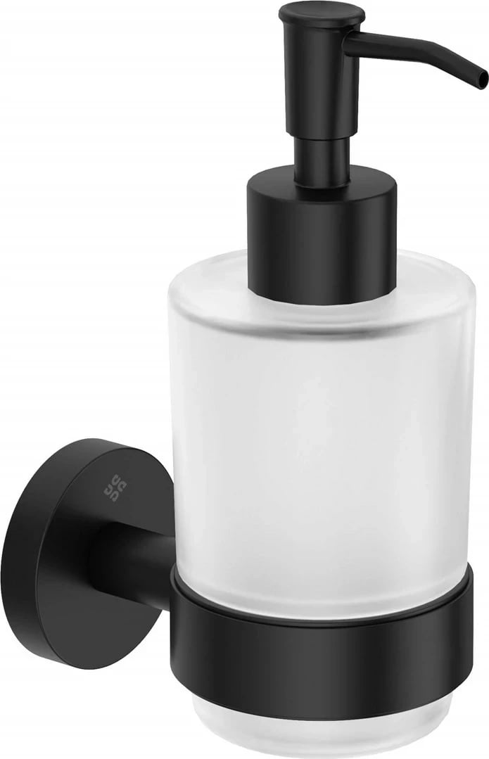 Dispenser sapuni deante ADJ_N421, i montuar në mur, i zi