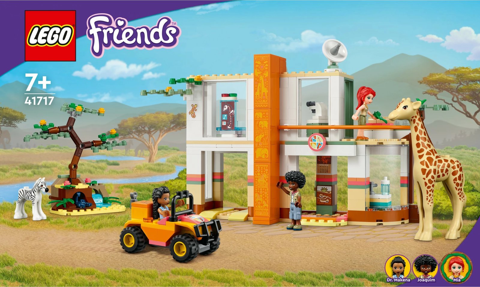 Set ndërtimi LEGO Friends Mia's Wildlife Rescue, 430 pjesë, shumëngjyrësh
