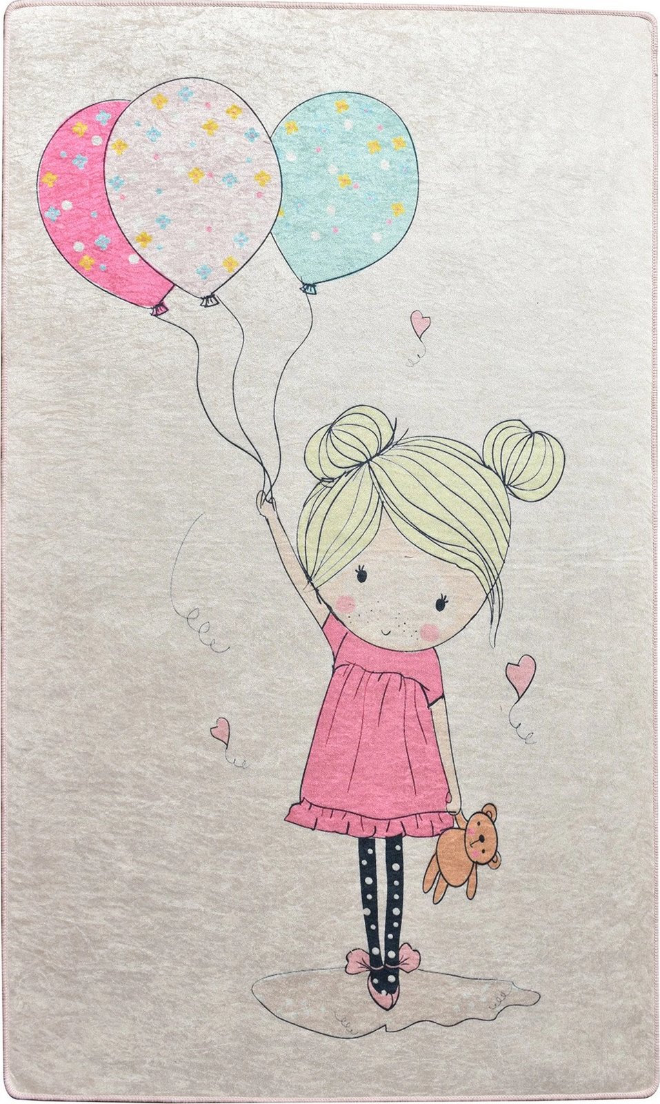 Qilim për fëmijë, shumëngjyrësh, 100x160cm, Conceptum Hypnose, Little Girl