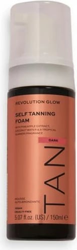 Shkumë vetë-nxirës Revolution Glow Mousse Dark, 150 ml
