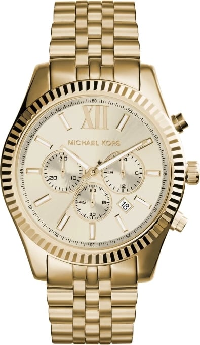 Orë dore për meshkuj MICHAEL KORS Lexington, e artë
