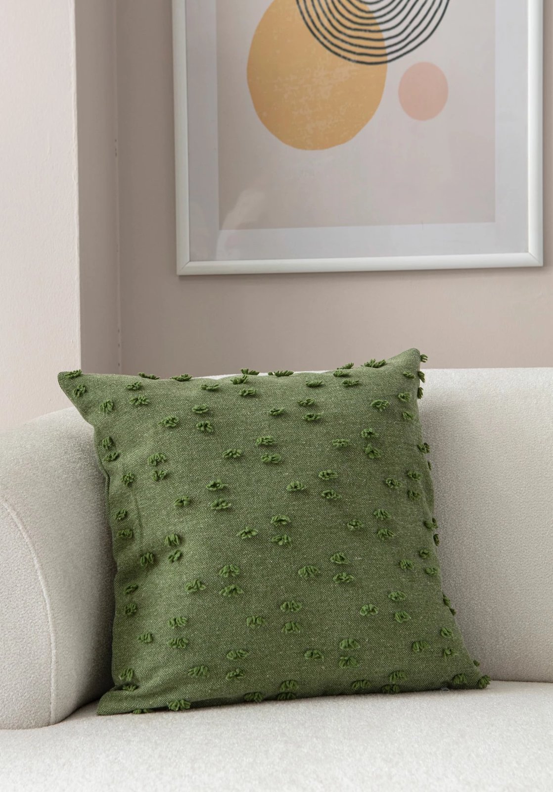 Jastëk mbulesë, ngjyrë e gjelbër, Evila Originals, 43x43cm