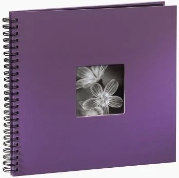 Album foto Hama Fine Art Spiral 36x32, 50 faqe të zeza, lila
