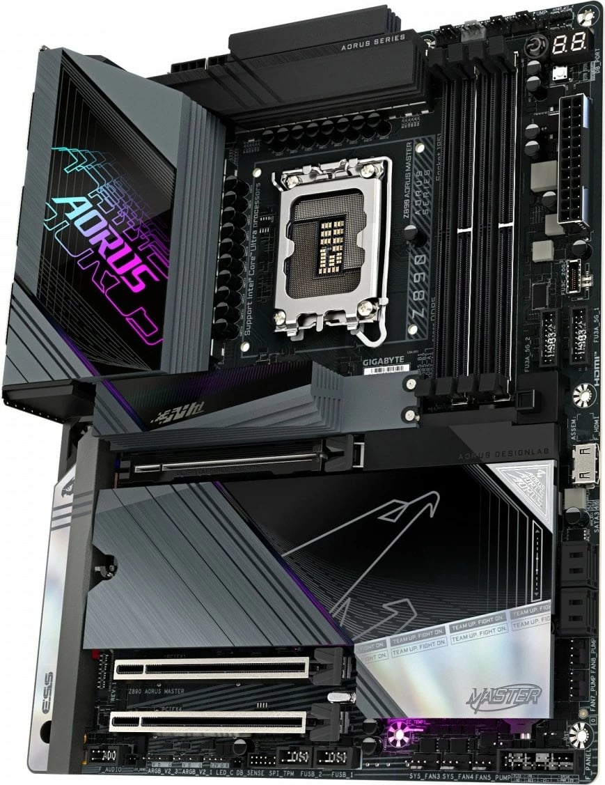 Pllakë amë Gigabyte Z890 AORUS MASTER, LGA1851, DDR5, Wi-Fi 7, e zezë
