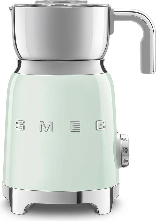 Makineri shkumë qumështi SMEG MFF11PGEU, retro, jeshile