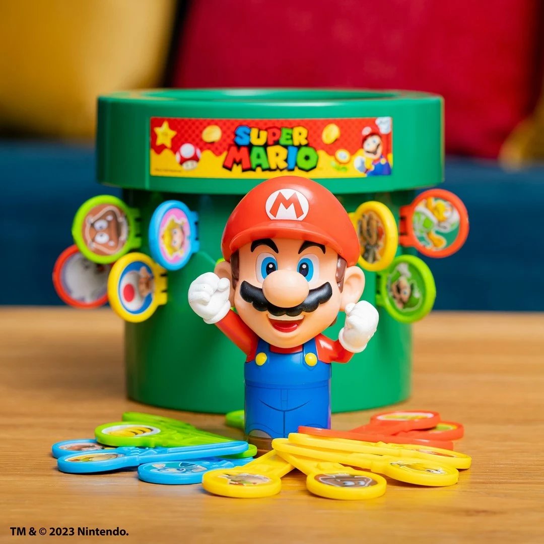 Lojë tavoline TOMY Pop Up Super Mario, shumëngjyrëshe