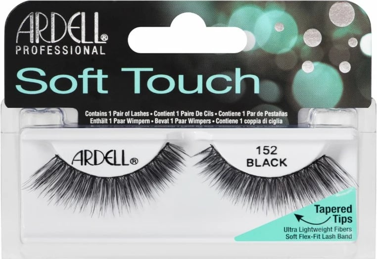 Qerpikë artificial Ardell Soft Touch 152 Black për femra, 1 copë
