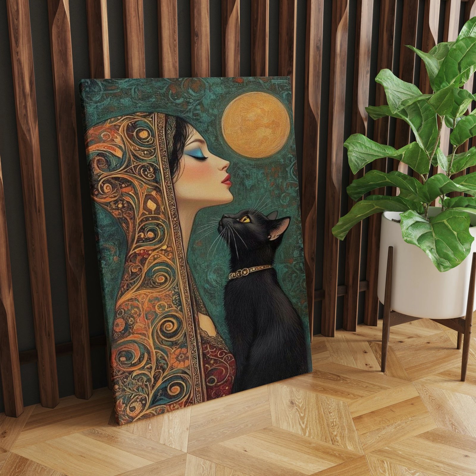 Pikturë dekorative në kanavacë, shumëngjyrëshe, ASR_CNV25-19, 50x70cm