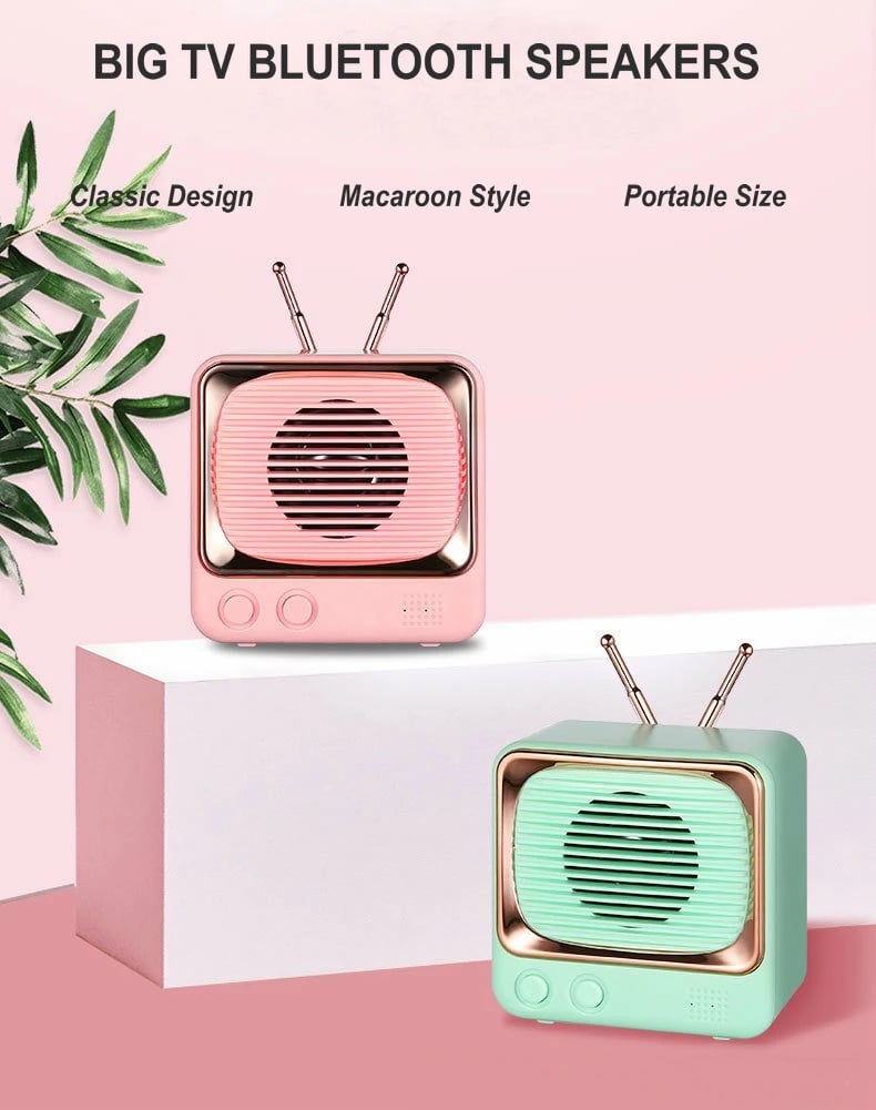 Altoparlant Tech Time Retro Wireless Speaker Mini