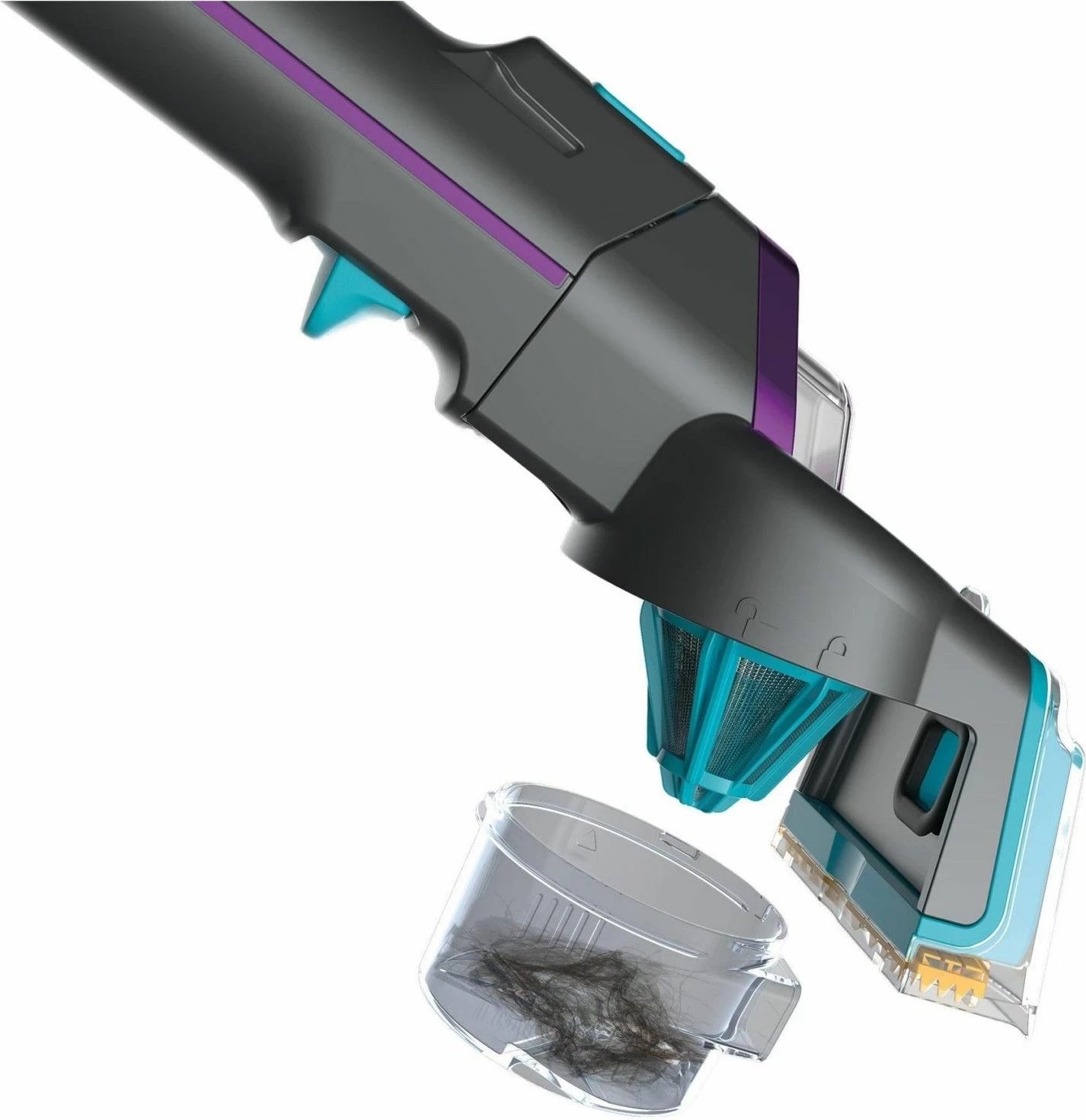 Kasë pastrimi Shark StainStriker HairPro PX250EUT, pa qese, me bateri, argjendtë