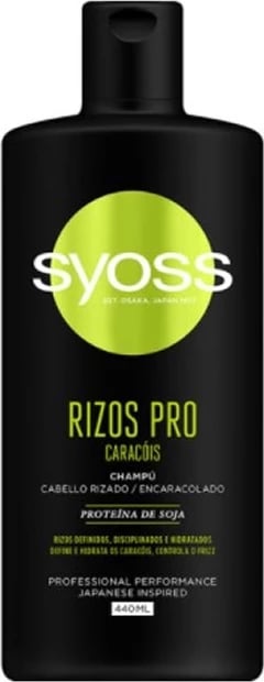 Shampon për flokë kaçurrela Syoss Rizos Pro unisex 440ml