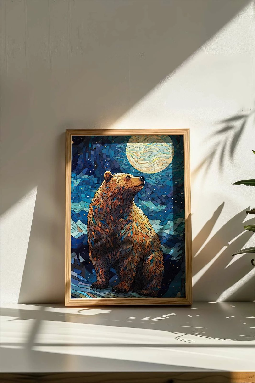 Pikturë dekorative me kornizë, Wallity, Mscartmdl6, shumëngjyrëshe, 33x48cm